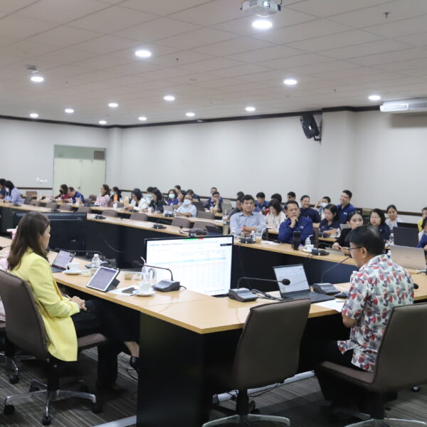 กิจกรรมรับฟังความคิดเห็น “การประเมินผลการปฏิบัติงานบุคลากรสายวิชาการตามแนวทาง PSU Goal Cascading”